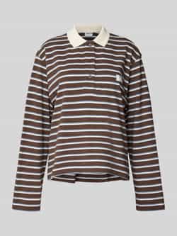 Jake*s Casual Poloshirt met labeldetail