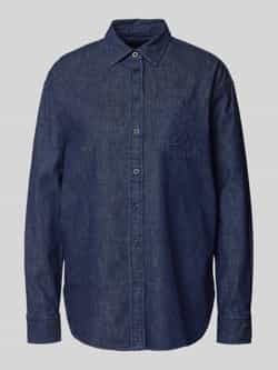 Lauren Ralph Lauren Overhemdblouse met labelstitching model 'BRAWLEY'