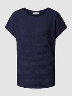 Christian Berg Woman T-shirt met structuurmotief