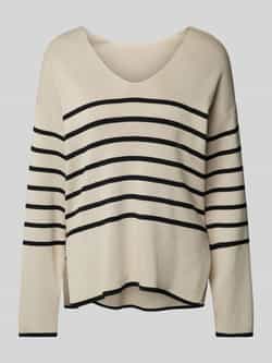 Vila Gebreide pullover met V-hals model 'OSTRIA'