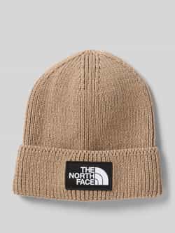 The North Face Beanie in gebreide look met logopatch model 'Box'