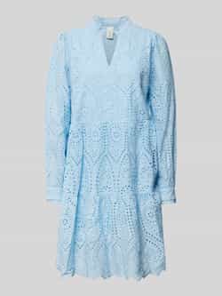 YAS Knielange jurk met broderie anglaise model 'Holi'