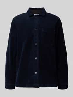 Lindbergh Modern fit overhemdjack met borstzak model 'Superflex'