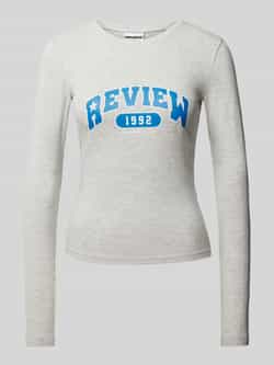 Review Longsleeve met ronde hals