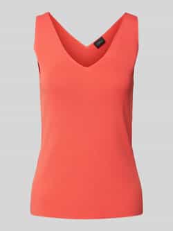 S.Oliver BLACK LABEL Slim fit top in een fijne viscosemix