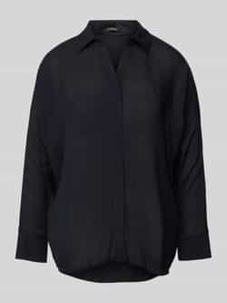 Opus Overhemdblouse met blinde knoopsluiting model 'Flavena'