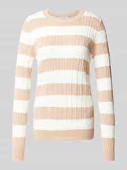 Christian Berg Woman Gebreide pullover met kabelpatroon