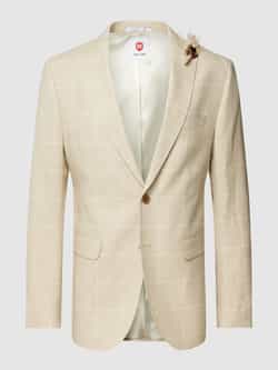 CG Club of Gents 2-knoops colbert met all-over motief model 'Paul'