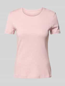 Christian Berg Woman T-shirt met geribde ronde hals