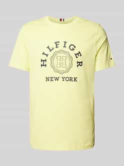 Tommy Hilfiger Shirt met print HILFIGER COIN TEE met markante print