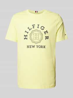 Tommy Hilfiger T-shirt met labelprint model 'HILFIGER COIN'