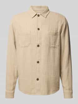 Les Deux Regular fit overhemdjack met borstzakken model 'Hamilton'