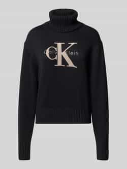 Calvin Klein Jeans Gebreide coltrui model 'CHENILLE'