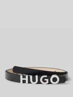 HUGO Leren riem Zula Belt 1 5cm Sluiting met tekst