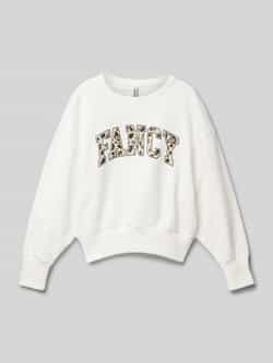 Blue Effect Sweatshirt met labelprint
