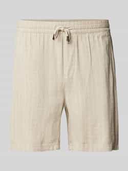 Only & Sons Loose fit korte broek met structuurmotief model 'TEL'