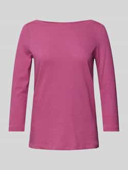 Tom Tailor Regular fit shirt met 3 4-mouwen van biologisch katoen