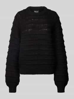 Pieces Regular fit gebreide pullover met structuurmotief model 'JAYDA'
