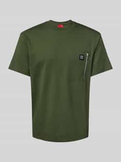 HUGO T-shirt met ritszak model 'Dargentee'