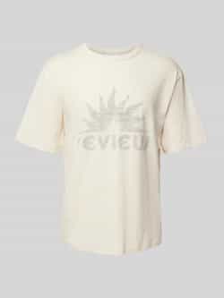 REVIEW T-shirt met labelprint