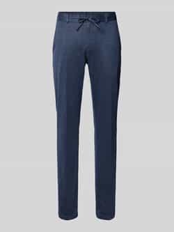 Zuitable Slim fit broek met vetersluiting model 'SpartaFlex'