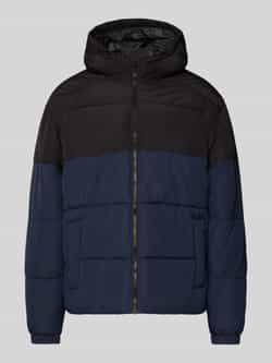 Jack & jones Gewatteerd jack met ritssluiting model 'MAZE'