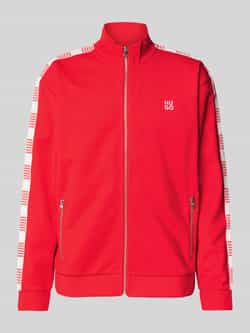 HUGO Sweatjack met labelstitching model 'Dusino'