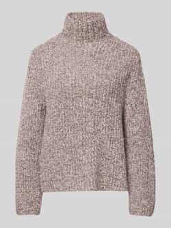 Drykorn Gebreide pullover met geribde opstaande kraag model 'VARISA'