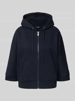 Opus Relaxed fit sweatjack met ritssluiting model 'Genita'