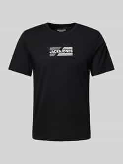 jack & jones T-shirt met labelprint model 'CORP'