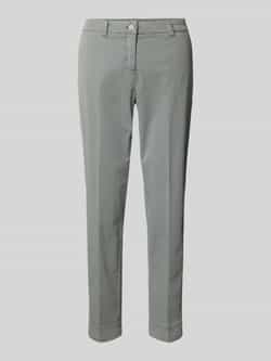 CAMBIO Regular fit stoffen broek met ceintuurlussen model 'KARINA'