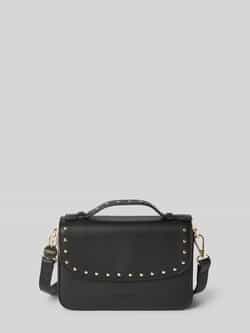 Seidenfelt Handtas met hengsel en studs model 'SENJA'