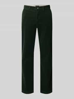 Tommy Hilfiger Straight leg coduroy broek van katoenmix model 'DENTON'