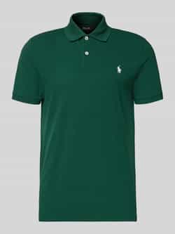 Polo Ralph Lauren Slim fit poloshirt met labelstitching