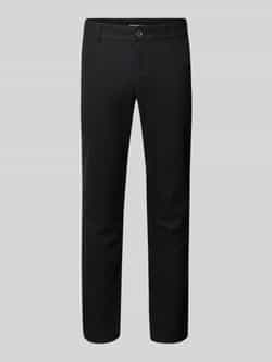 Tom Tailor Denim Slim fit linnen broek met katoen