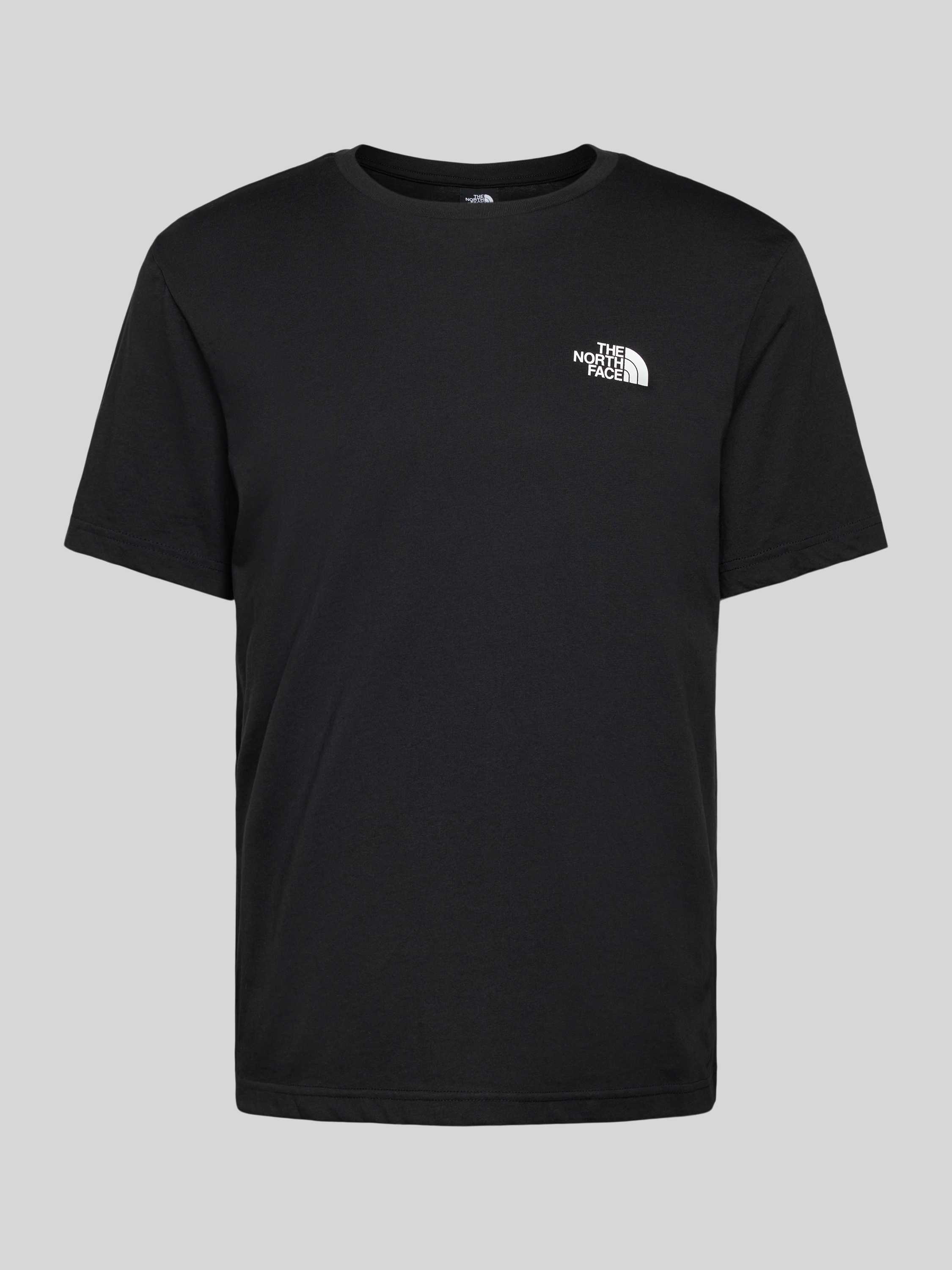 The North Face Zwarte Simple Dome Korte Mouw T-shirt Black Heren