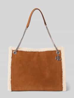 Lauren Ralph Lauren Handtas met teddybont en labelapplicatie