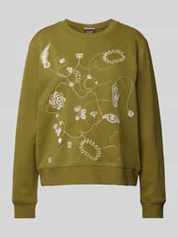 Scotch & Soda Sweatshirt met motiefstitching