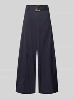 MAC Stoffen broek met riem en steekzakken model 'Carletta'