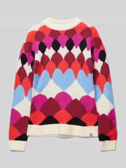 Garcia Gebreide pullover met opstaande kraag
