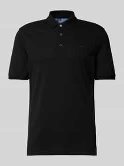 BRAX Regular fit poloshirt met labelprint model 'Pete'