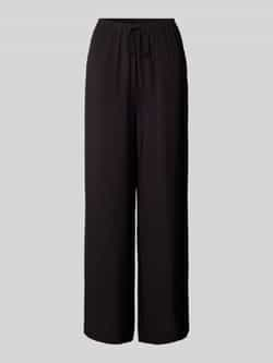 MSCH Copenhagen Wide leg stoffen broek met elastische band model 'Audia'