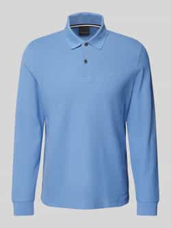 Bugatti Poloshirt met lange mouwen met lange mouwen