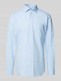 Eterna Slim fit zakelijk overhemd met kentkraag