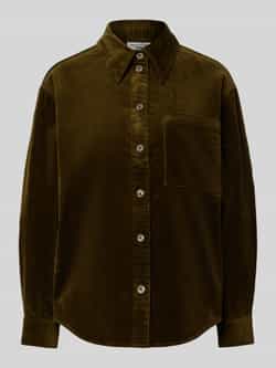 Marc O'Polo DENIM Relaxed fit overhemdblouse van katoenmix