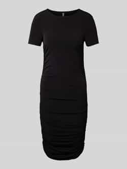 Pieces Nauwsluitende midi jurk met plooien opzij model 'MADISON'