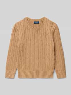 Polo Ralph Lauren Kids Gebreide pullover met ribboorden