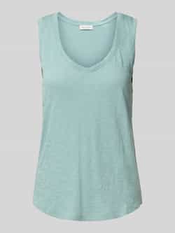 Marc O'Polo Regular fit tanktop van katoenen slubjersey