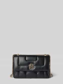Hugo Boss Icon Schoudertas met Dubbel Monogram Black Dames