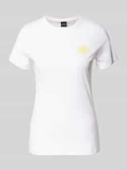Boss Orange T-shirt met labelprint model 'Elogo'